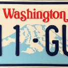 1998 Washington License Plate (011-GUD)