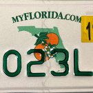 2013 Florida Motorcycle License Plate (1023LX)