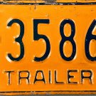 1980 New York Trailer License Plate (K-35869)
