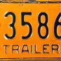 1980 New York Trailer License Plate (K-35869)