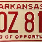 1979 Arkansas License Plate (FOZ 819)