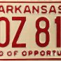 1979 Arkansas License Plate (FOZ 819)