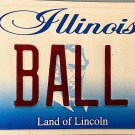 Illinois Vanity (T BALL 6) License Plate