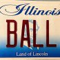Illinois Vanity (T BALL 6) License Plate
