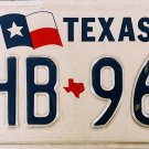 1993 Texas License Plate (DHB 96H)