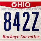 Ohio Buckeye Corvettes License Plate (842ZAS)