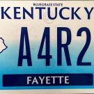 2022 Kentucky License Plate (A4R279)