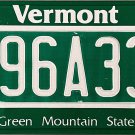 Vermont Truck License Plate (396A331)