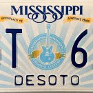 2017 Mississippi License Plate (DGT 635)