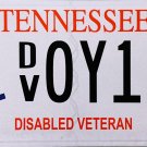 2008 Tennessee Disabled Veteran Wheelchair License Plate (DV 0Y18)