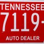 2019 Tennessee Auto Dealer License Plate (47119-D)