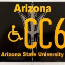 Arizona State University Wheelchair License Plate (CC6A)
