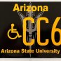 Arizona State University Wheelchair License Plate (CC6A)