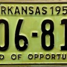 1956 Arkansas License Plate (306-814)