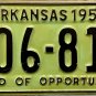 1956 Arkansas License Plate (306-814)