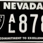 Nevada "RAIDERS" License Plate (AL 8781)