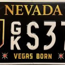 2023 Nevada Vegas Born License Plate (GK S377)