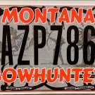 2015 Montana BOWHUNTER License Plate (AZP786)