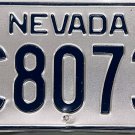 1968 Nevada License Plate (C8073)