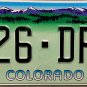 2002 Colorado License Plate (226-DFE)