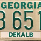 1988 Georgia License Plate (AB 6512)