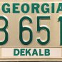 1988 Georgia License Plate (AB 6512)