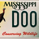 Mississippi Conserving Wildlife - Wild Turkey License Plate (D005 WT)