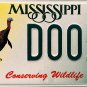 Mississippi Conserving Wildlife - Wild Turkey License Plate (D005 WT)