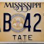 2021 Mississippi License Plate (TAB 4278)