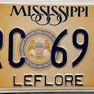 2021 Mississippi License Plate (LRC 6940)
