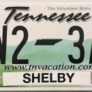 2021 Tennessee License Plate (4W2-3A0)