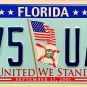 Florida United We Stand License Plate
