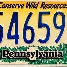 2007 Pennsylvania Conserve Wild Resources - Owl License Plate (WR 54659)