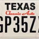 Texas Classic Auto License Plate (GP35ZX)