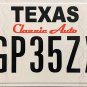 Texas Classic Auto License Plate (GP35ZX)