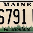 2016 Maine License Plate (6791 UF)