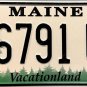 2016 Maine License Plate (6791 UF)