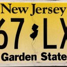 New Jersey License Plate (K67 LXS)