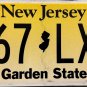 New Jersey License Plate (K67 LXS)