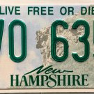 2021 New Hampshire License Plate (470 6352)