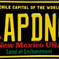 2023 New Mexico "Chili Pepper" License Plate (APDN05)