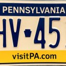 2009 Pennsylvania License Plate (GHV-4512)