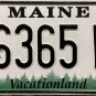 2019 Maine License Plate (6365 WV)
