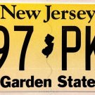 New Jersey License Plate (X97 PKY)