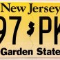 New Jersey License Plate (X97 PKY)