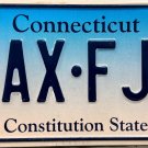 Connecticut License Plate (8AX-FJ9)