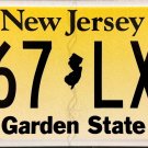 New Jersey License Plate (K67 LXS)