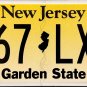 New Jersey License Plate (K67 LXS)