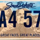 2017 South Dakota License Plate (2A4 579)