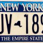 New York License Plate (AUV 1897)
